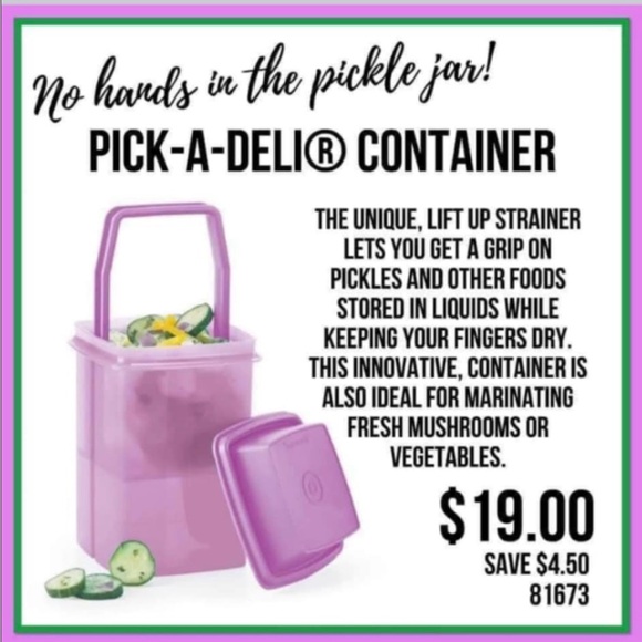 Tupperware pick-a-deli container - Picture 3 of 3